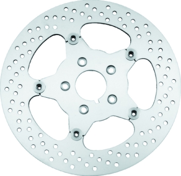 Picture of Bikers Choice 00-17 Big Twin 11.5 Inch Polished Front Stainless Mirror Fltg Rotor Repl H-D 44156-00