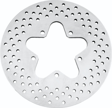 Picture of Bikers Choice 86-99 FLT Stock Replacement Rear Brake Rotor Drilled Steel H-D 40936-86