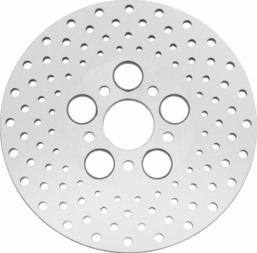 Picture of Bikers Choice 73-84 FL 10 Inch Front & Rear Drilled Stainless Rotor Replaces H-D 41813-79