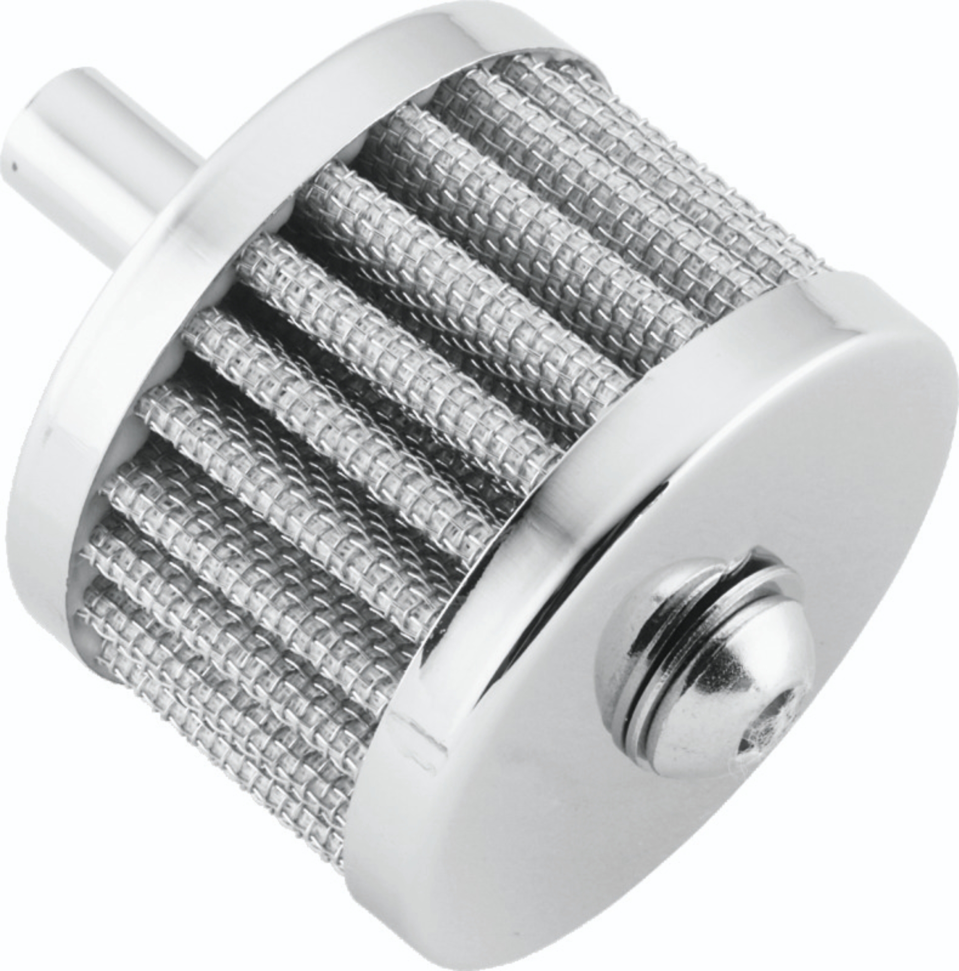 Picture of Bikers Choice Chrome 3/8 Inch Breather Filter With Bolt