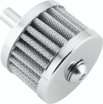 Picture of Bikers Choice Chrome 3/8 Inch Breather Filter With Bolt