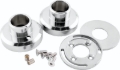 Picture of Bikers Choice Polished Stainless Steel Hidden External Fork Stop Kit Custom
