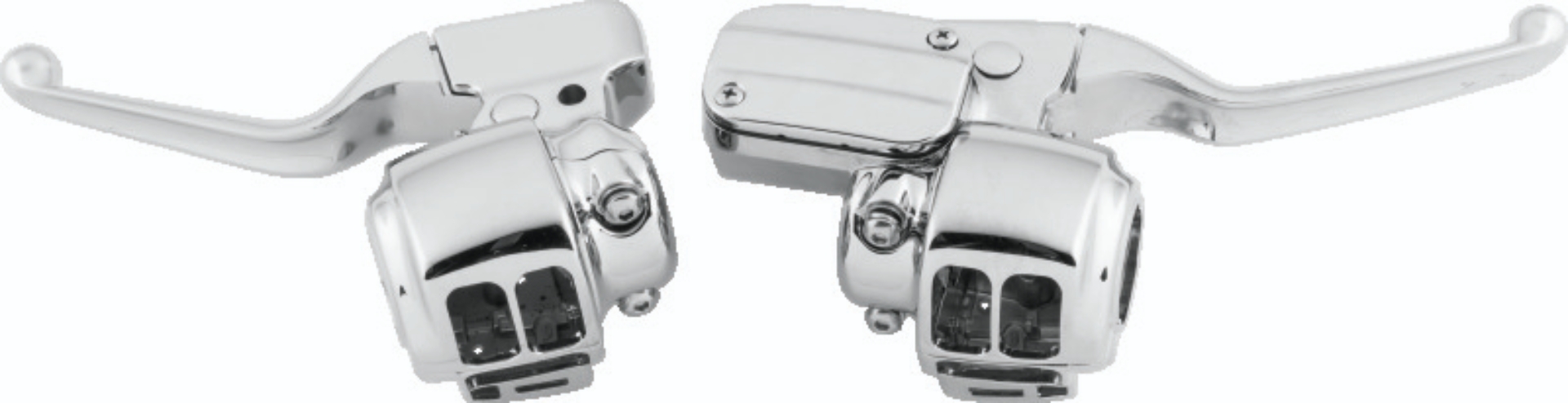 Picture of Bikers Choice 08-13 Touring Chrome Handlebar Control Kit W/O Switches 11/16 Bore