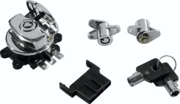 Picture of Bikers Choice 99-13 Road King With Hard Bags Chrome Saddlebag Lock Kit