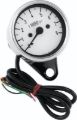 Picture of Bikers Choice 2.5 Inch Chrome Mini Tach Universal White Face 8000 RPM