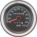 Picture of Bikers Choice L84-90 XL 85-87 FXRS 87-90 FX Replacement Speedo Black Face H-D 67037-85A