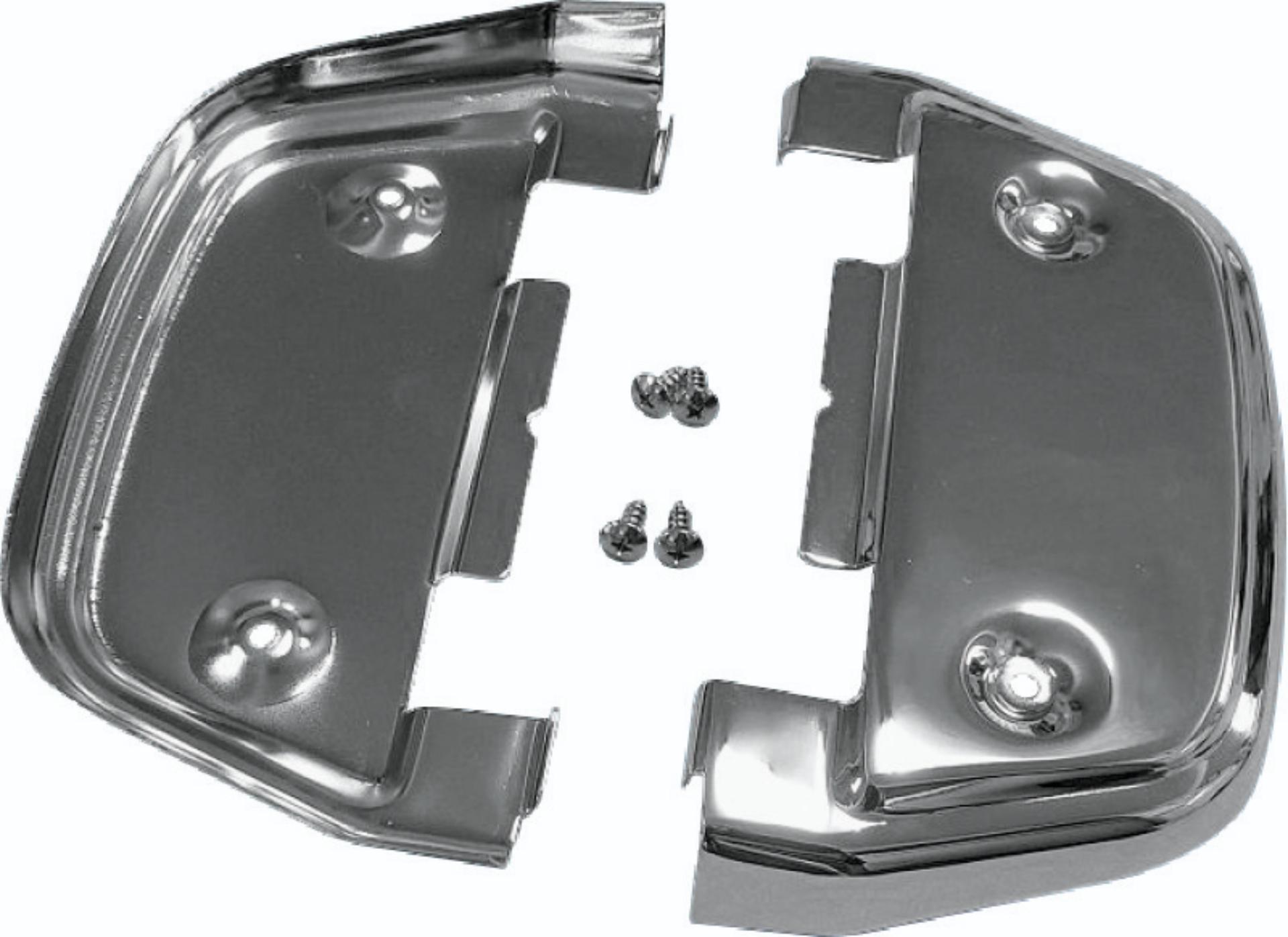 Picture of Bikers Choice 87-Up Touring Chrome Passenger Floorboard Undercover Kit