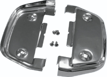 Picture of Bikers Choice 87-Up Touring Chrome Passenger Floorboard Undercover Kit