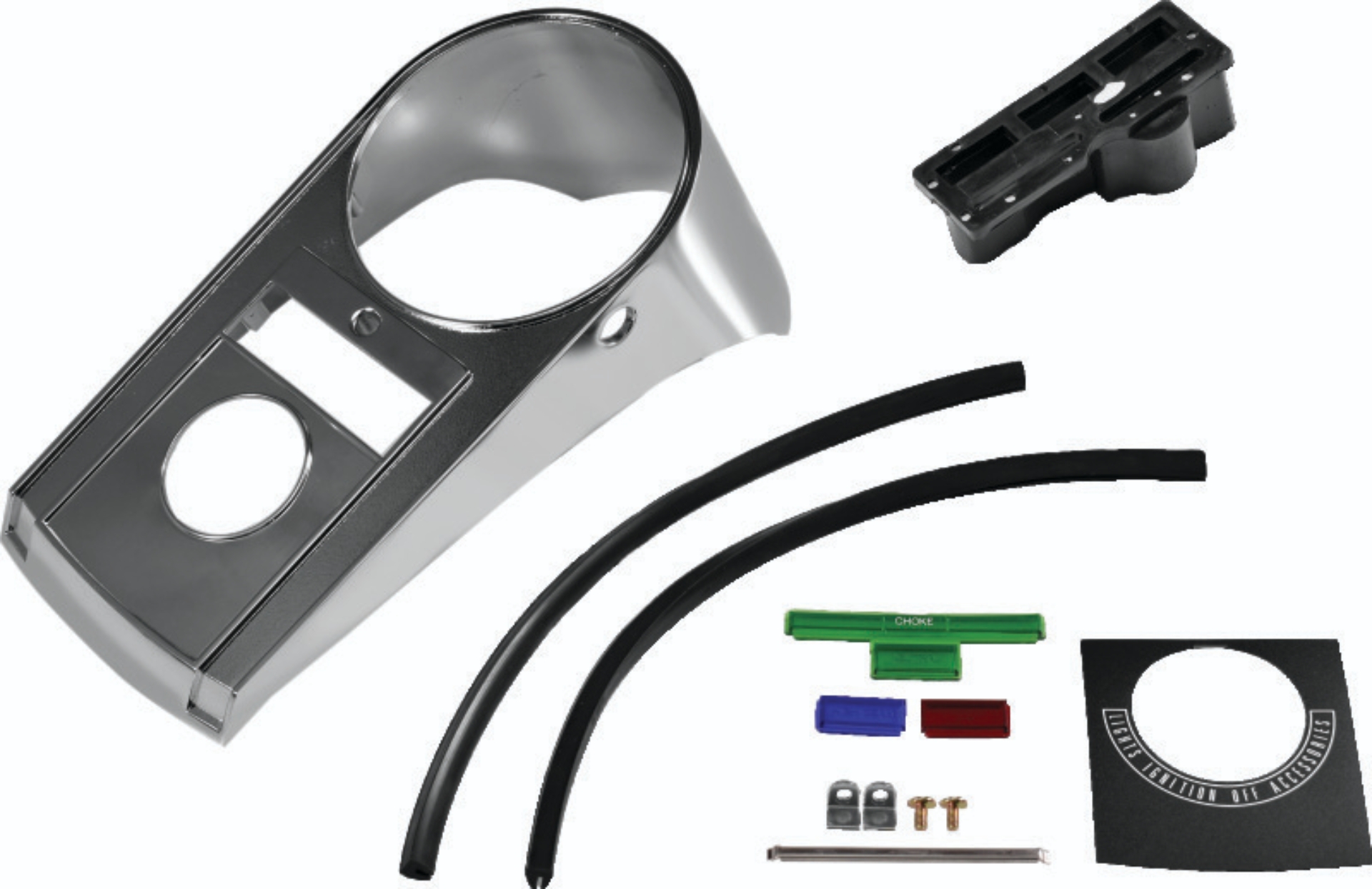 Picture of Bikers Choice 68-84FL 71-72 FX 80-86 FXWG 84-95 Softail Chrome Cast Dash Replaces H-D 71241-77T 91