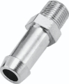 Picture of Bikers Choice 1/8 NPT X 3/8 Hose Straight Oil Line Fitting Universal Custom