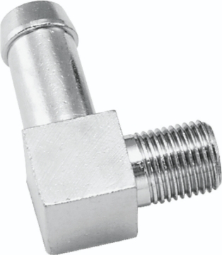 Picture of Bikers Choice 1/8 NPT X 3/8 Hose 90 Degree Oil Line Fitting Universal Custom