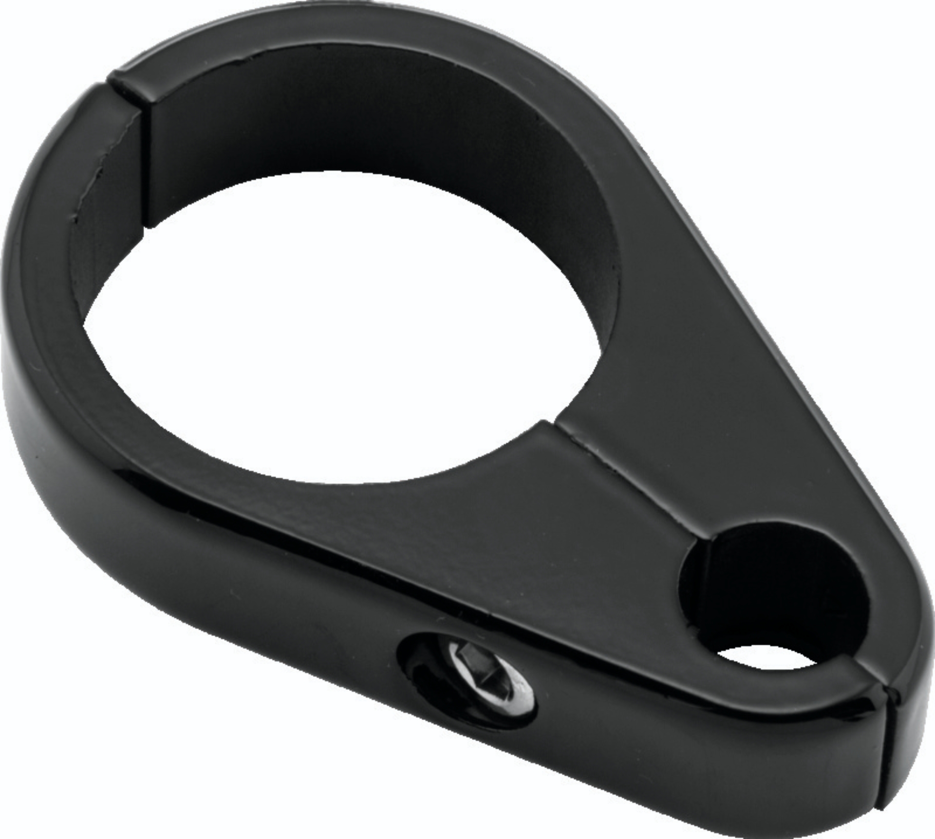 Picture of Bikers Choice Black Clutch Cable Clamp for 1 1/8 Inch Tube