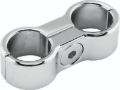 Picture of Bikers Choice Chrome Plain Oil Hose Separator For 2 Hoses