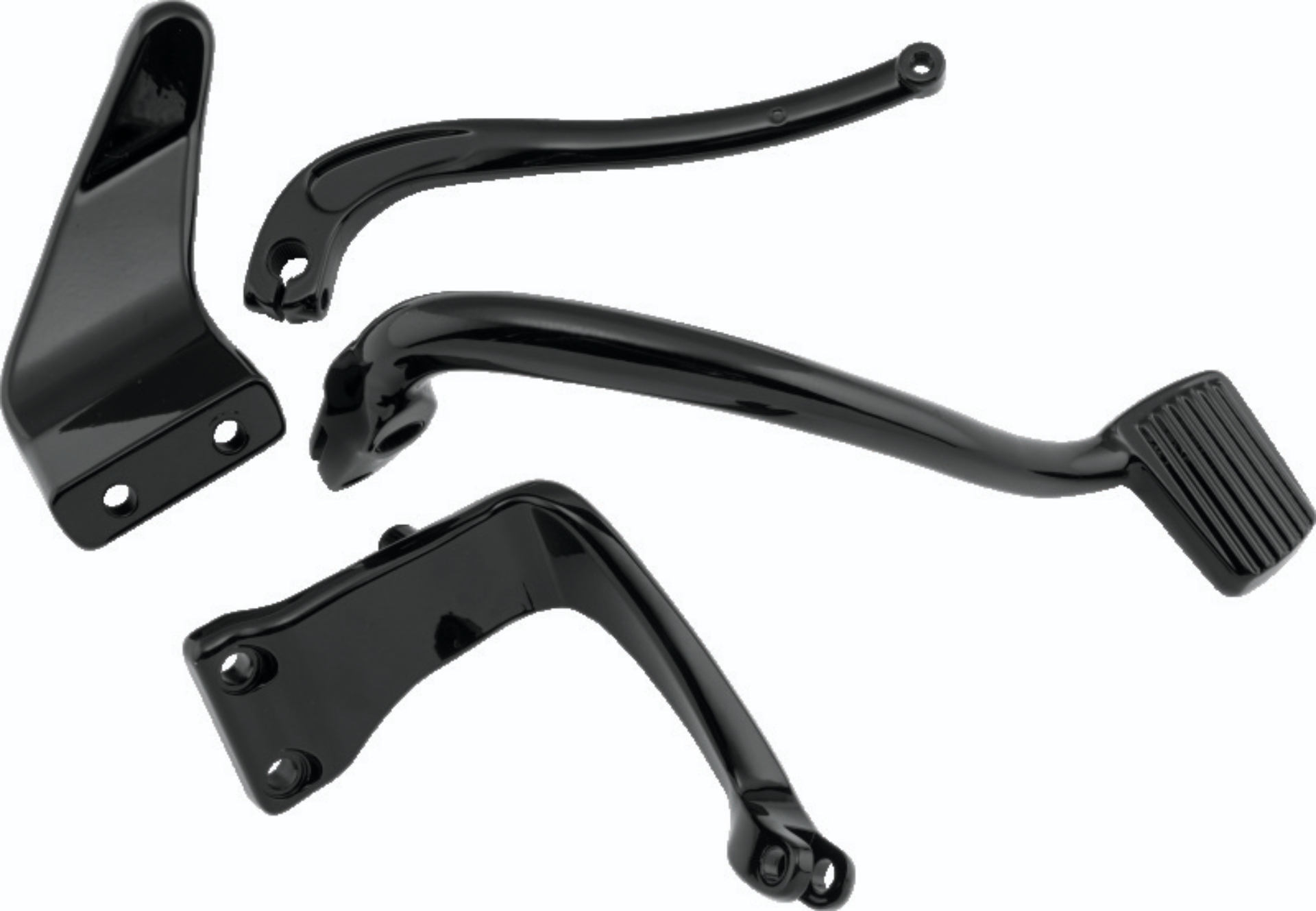 Picture of Bikers Choice 06-17 Dyna 2 Inch Extended Mid Control Kit Black