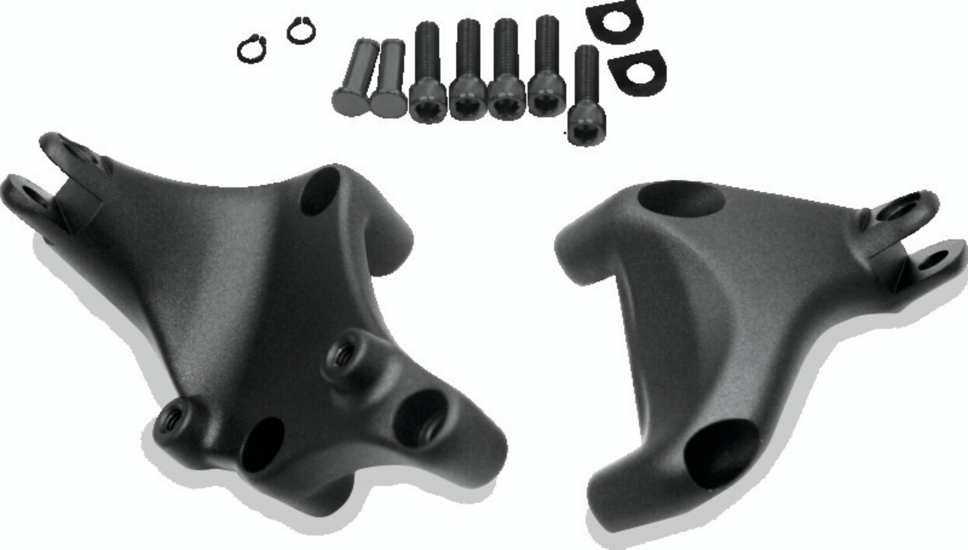 Picture of Bikers Choice 14-Up XL Black Passenger Footpeg Mount