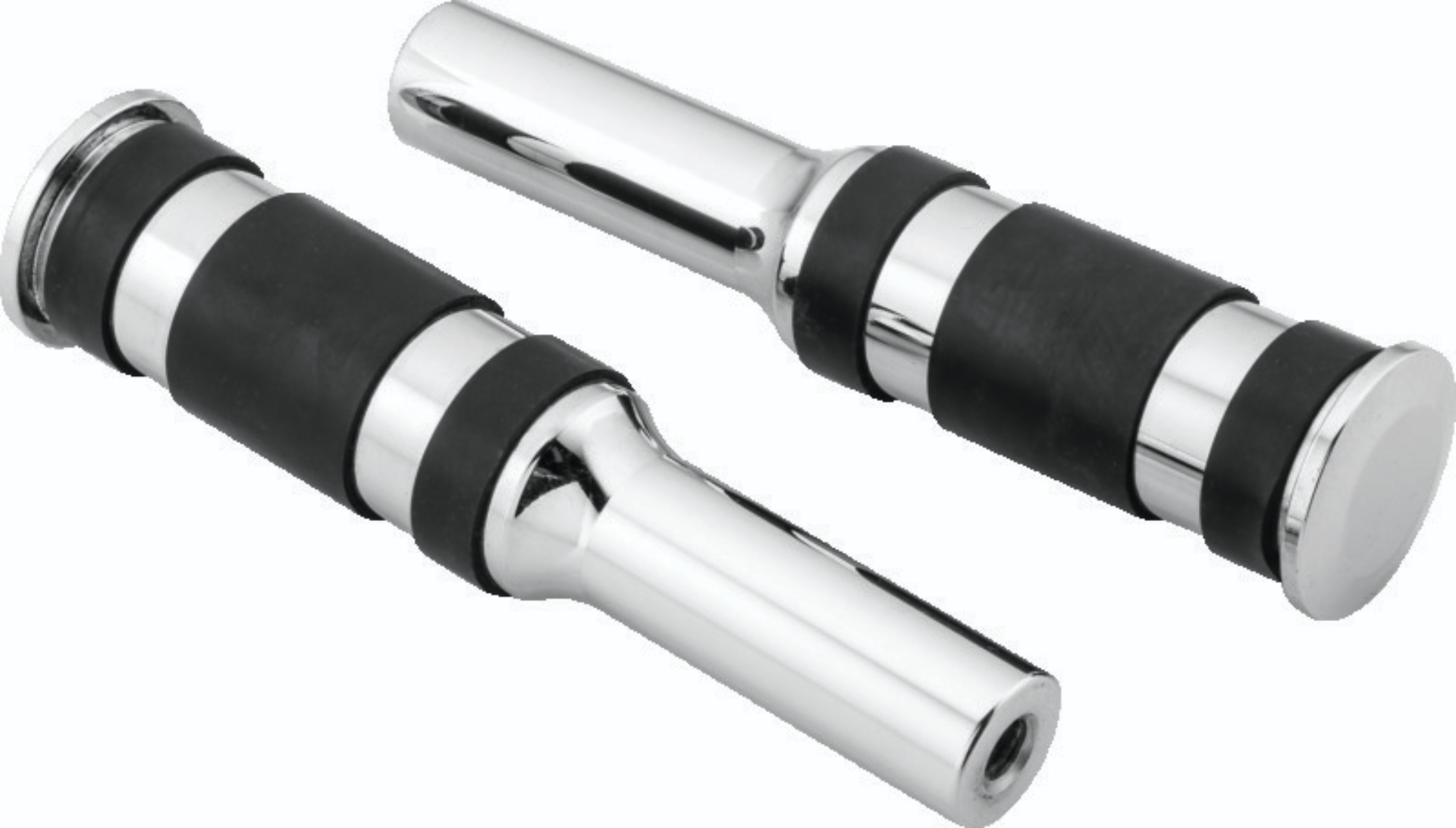 Picture of Bikers Choice Chrome Billet Three Band Replacement Pegs For Forward Controls