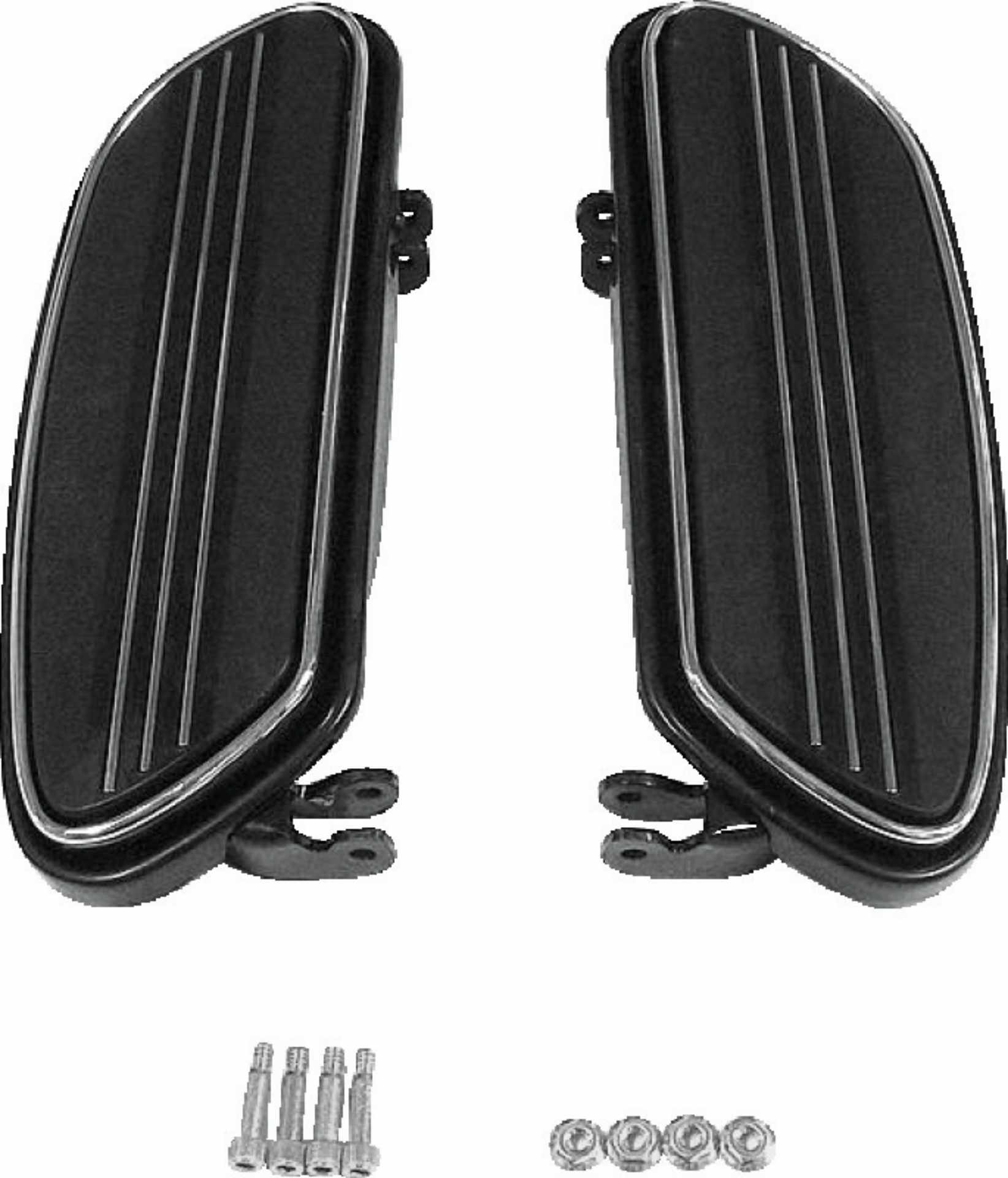 Picture of Bikers Choice 86-Up FLH FLT Black Extended Floorboard Kit