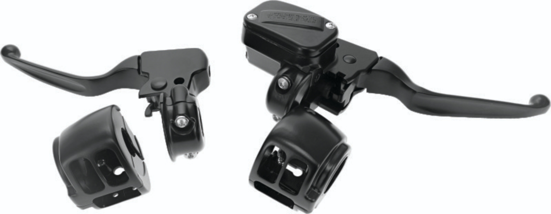 Picture of Bikers Choice 15-17 Softail Black Handlebar Control Kit 1/2 Inch Bore Single Disc