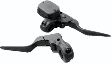 Picture of Bikers Choice Black 9/16 Bore Custom Handlebar Control Kit 1 Inch Bar Cable Clutch No Switches