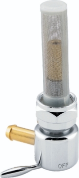 Picture of Bikers Choice Chrome Round Petcock 22MM Left Outlet