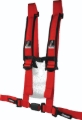 Picture of DragonFire Racing Harness H-Style- 4-Point- EZ-Adjust- 2in Buckle- Red