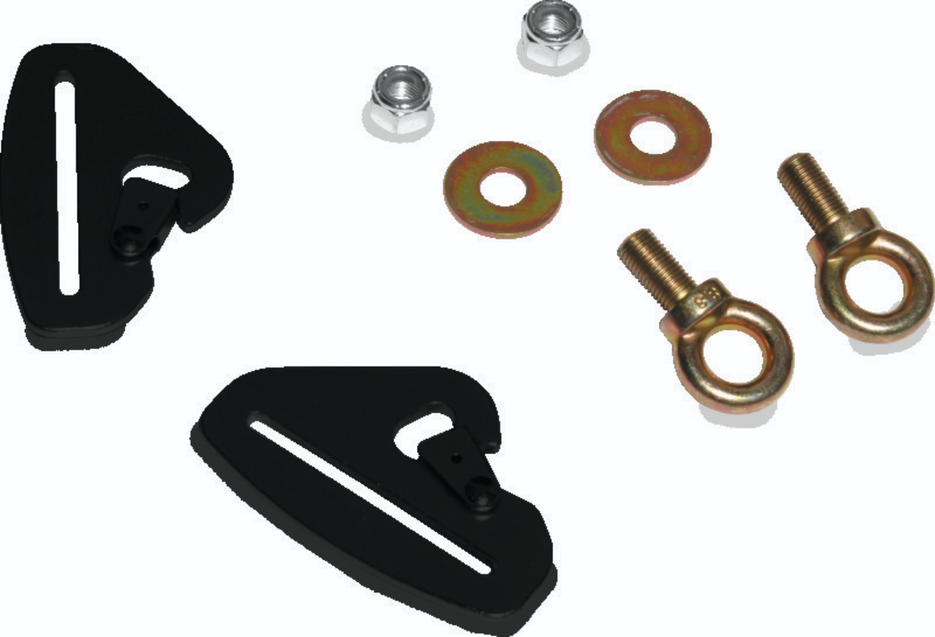 Picture of DragonFire Racing Quick-Release Snap Hook Harness Tab Kits - 3 in.