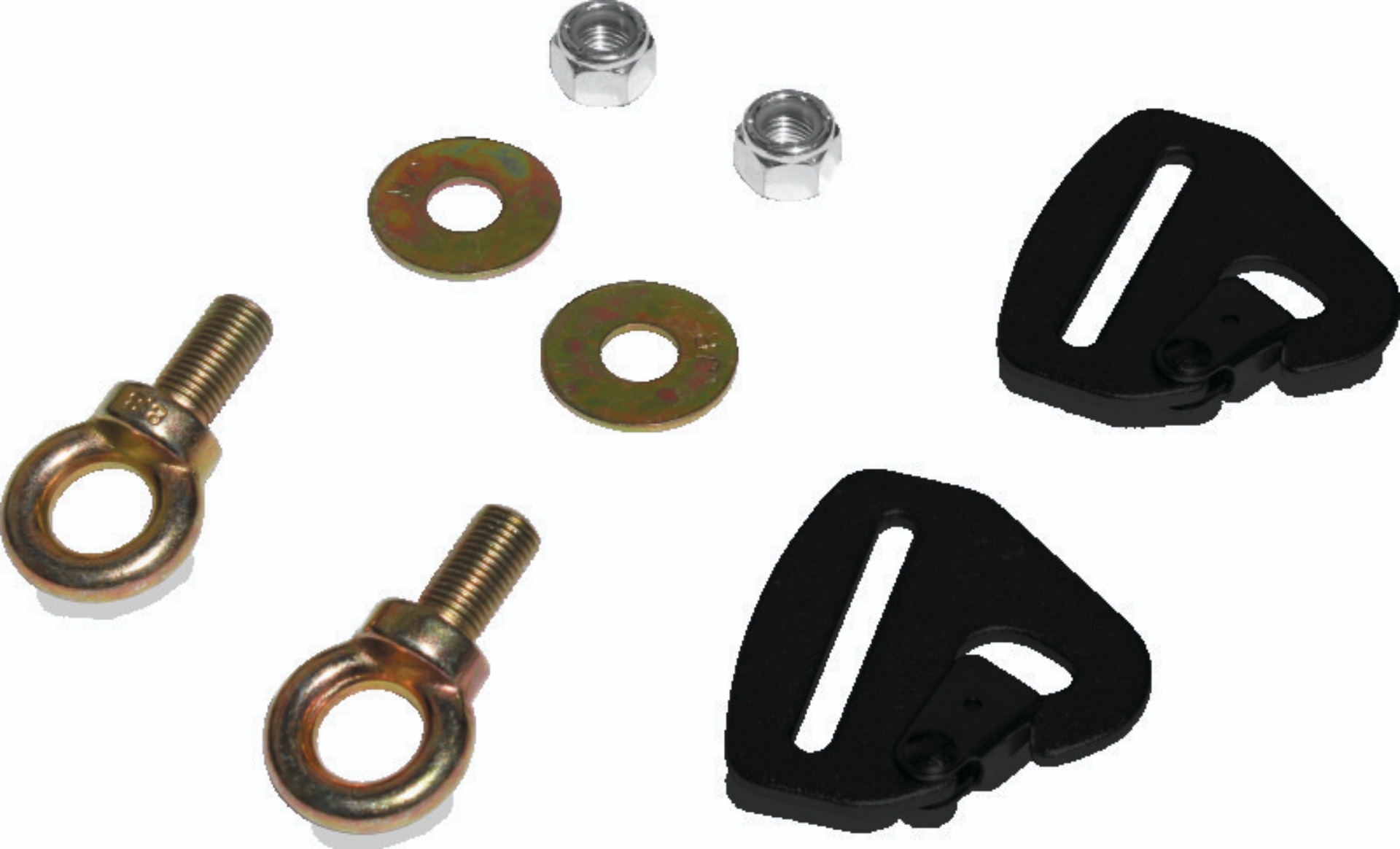 Picture of DragonFire Racing Quick-Release Snap Hook Harness Tab Kits - 2 in.