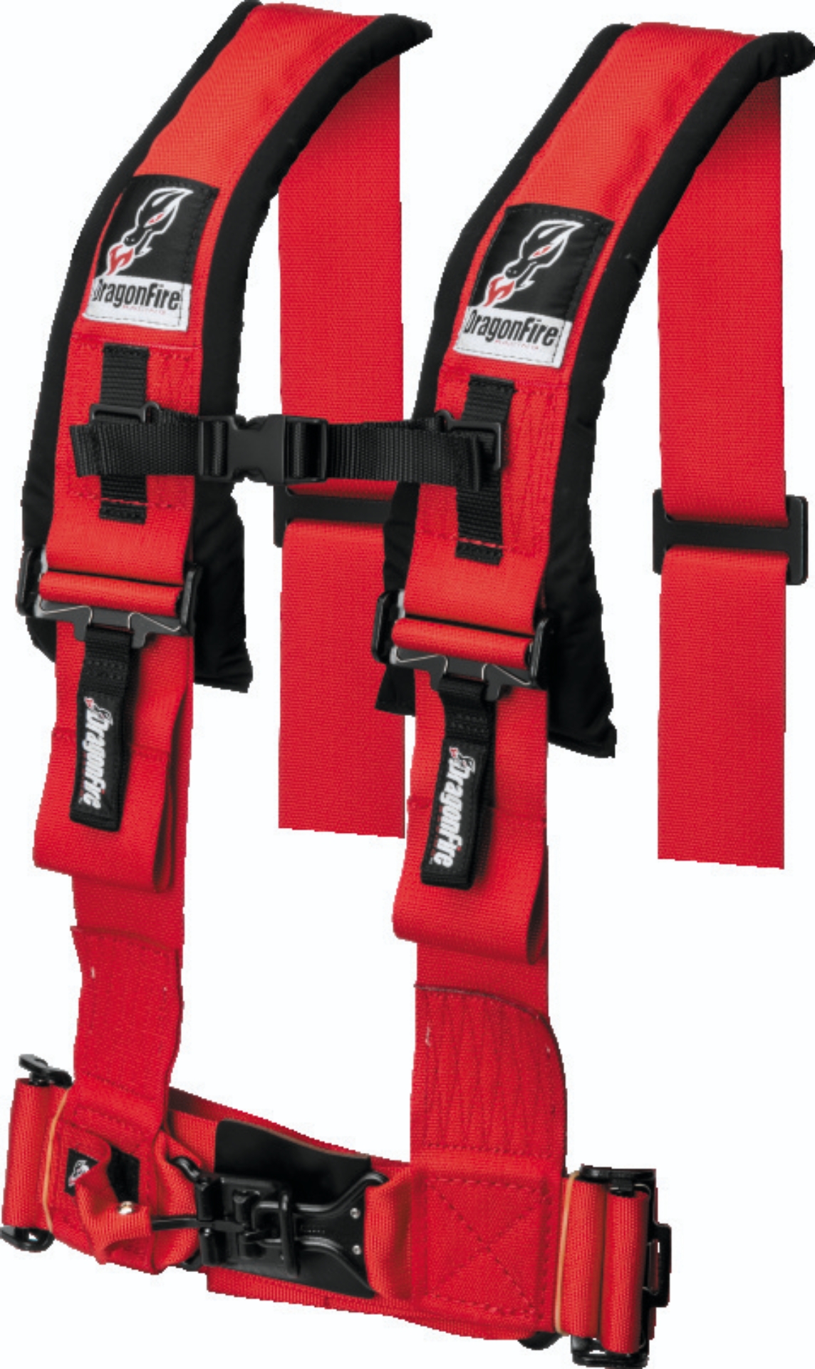 Picture of DragonFire Racing Harness- H-Style- 4-Point- 3in Buckle- Red