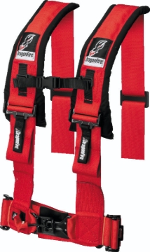 Picture of DragonFire Racing Harness- H-Style- 4-Point- 3in Buckle- Red