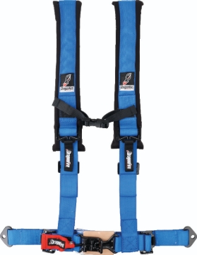 Picture of DragonFire Racing Harness- H-Style- 4-Point- 2in Buckle- Blue