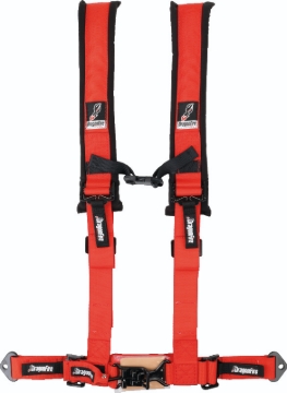 Picture of DragonFire Racing Harness- H-Style- 4-Point- 2in Buckle- Red