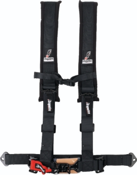 Picture of DragonFire Racing Harness- H-Style- 4-Point- 2in Buckle- Black