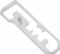 Picture of DragonFire Racing 19-25 Honda Talon Shifter Plate  - Stainless Steel
