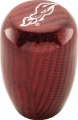 Picture of DragonFire Racing Shift Knob Short- Red Carbon Fiber