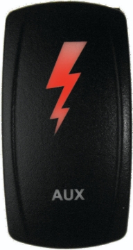 Picture of DragonFire Racing Lighted Switch Aux On/Off Red Led