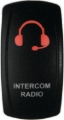 Picture of DragonFire Racing Lighted Switch Int/Rad On/Off Red Led