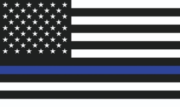 Picture of DragonFire Racing Whip Flag - Back the Blue