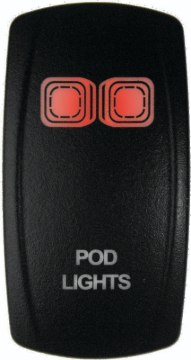 Picture of DragonFire Racing Lighted Switch On/Off Red