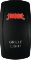 Picture of DragonFire Racing Lighted Switch Grill Light On/Off Red