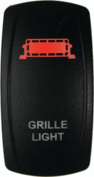 Picture of DragonFire Racing Lighted Switch Grill Light On/Off Red