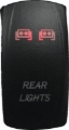 Picture of DragonFire Racing Lighted Switch Rear Light On/Off Red