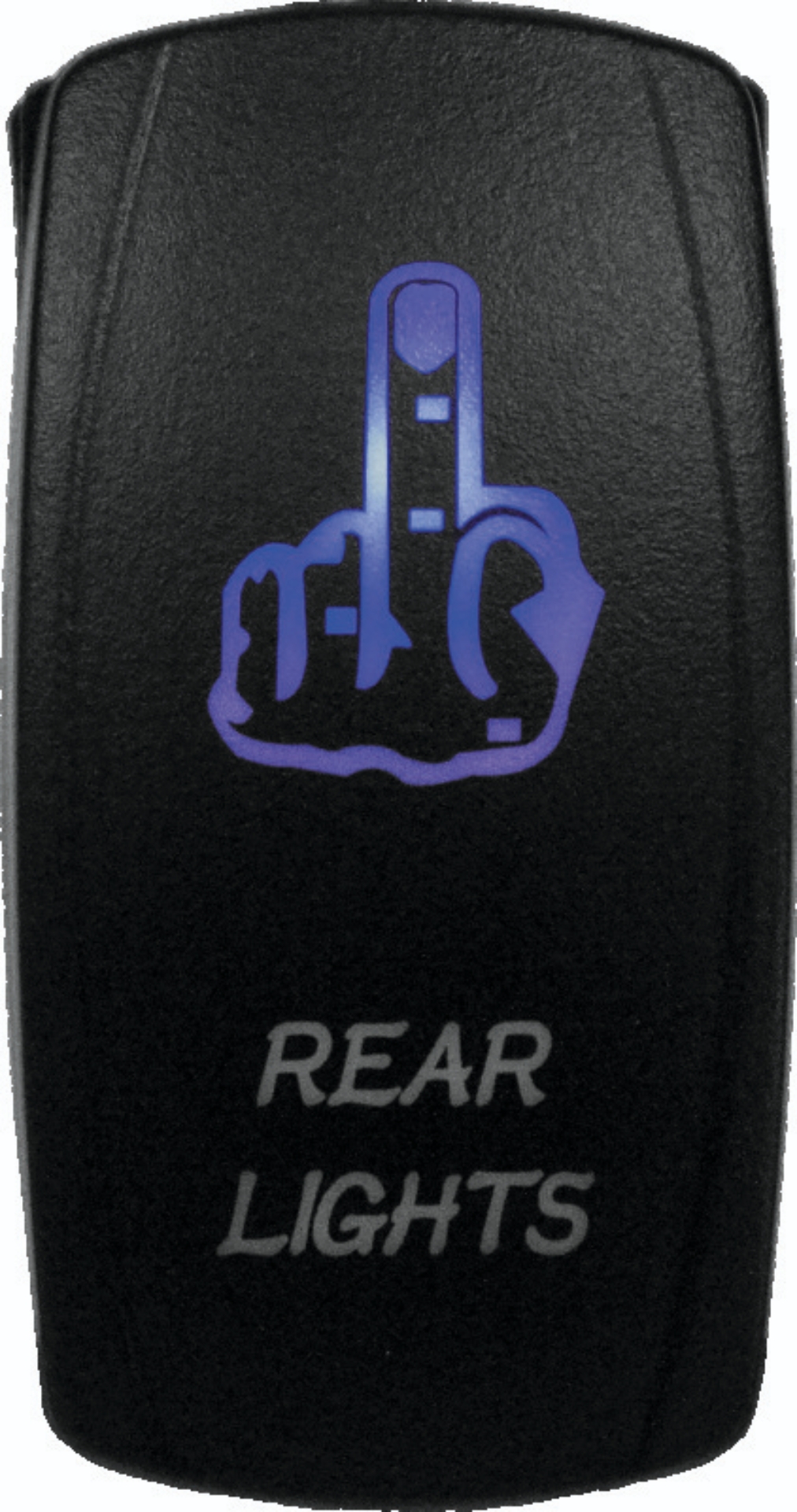 Picture of DragonFire Racing Lighted Switch Finger Rear Light On/Off Blue