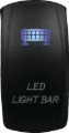 Picture of DragonFire Racing Lighted Switch Led Light Bar On/Off Blue