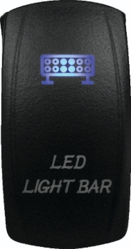 Picture of DragonFire Racing Lighted Switch Led Light Bar On/Off Blue
