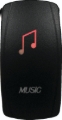 Picture of DragonFire Racing Lighted Switch Music On/Off Red