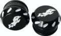 Picture of DragonFire Racing Billet Tube Endcap 1.5 in . - Black Anodized