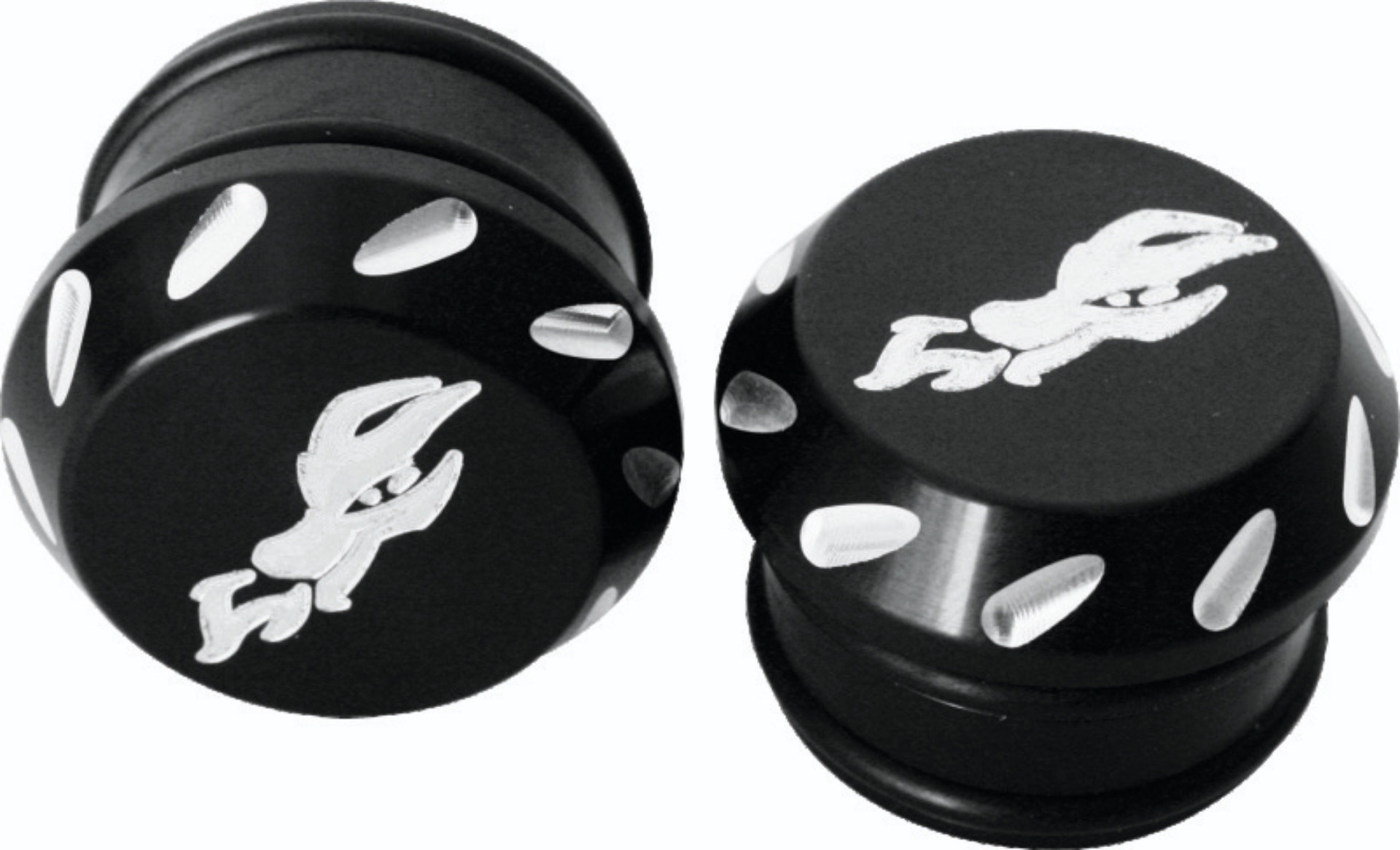Picture of DragonFire Racing Billet Tube Endcap 1.5 in . - Black Anodized