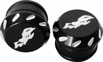 Picture of DragonFire Racing Billet Tube Endcap 1.5 in . - Black Anodized