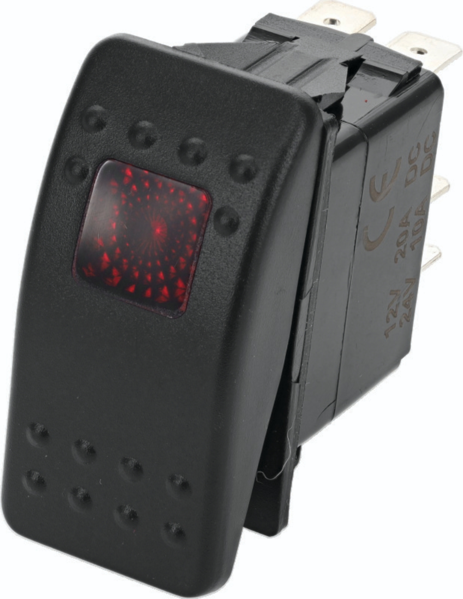 Picture of DragonFire Racing Lighted Switch On/Off Rocker Switch Red Lite