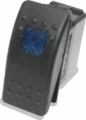 Picture of DragonFire Racing Lighted Switch On/Off Rocker Switch Blue Lite